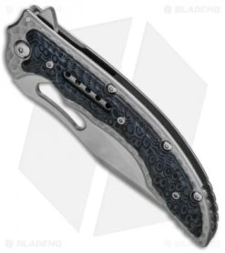 CRKT Ikoma Fossil Frame Lock Knife Black G-10 (3.96" Satin) 5473 -CRKT Store CRKT Ikoma Fossil Black G 10 Serr 5473 BHQ 51855 jr spine