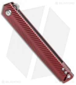 CRKT Ken Onion Stylus Spring Assisted Flipper Knife Maroon (3.1" Satin) K820BXP -CRKT Store CRKT Ken Onion Stylus Assisted Flipper Maroon Satin K820BXP BHQ 124716 jr spine