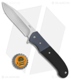 CRKT Ken Steigerwalt Ignitor Spring Assisted Knife Two Tone G10 (3.48") -CRKT Store CRKT Ken Steigerwalt Ignitor SA TT G 10 SAtin BHQ 178668 jr bottlecap