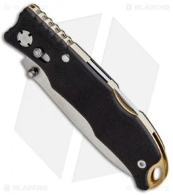 CRKT Lake Laredo 2 Lockback Knife Black G-10 (2.75" Satin Serr) 7264 -CRKT Store CRKT Lake Laredo 2 LB Black G 10 Satin Serr 7264 BHQ 92514 jr spine