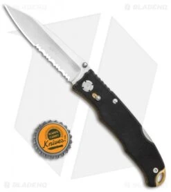 CRKT Lake Laredo Lockback Knife Black G-10 (3.25" Satin Serr) 7266 -CRKT Store CRKT Lake Laredo LB Black G 10 Satin Serr 7266 BHQ 85978 jr bottlecap