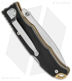 CRKT Lake Laredo Lockback Knife Black G-10 (3.25" Satin Serr) 7266 -CRKT Store CRKT Lake Laredo LB Black G 10 Satin Serr 7266 BHQ 85978 jr side