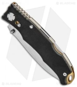 CRKT Lake Laredo Lockback Knife Black G-10 (3.25" Satin Serr) 7266 -CRKT Store CRKT Lake Laredo LB Black G 10 Satin Serr 7266 BHQ 85978 jr spine