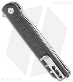 CRKT Large LCK + Spring Assisted Liner Lock Knife Black G-10 (3.6" Satin) 3810 -CRKT Store CRKT Large LCK SA LL Black G 10 Satin 3810 BHQ 119337 jr side