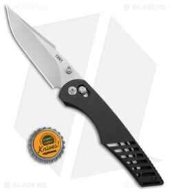 CRKT Lerch Definitive Crossbar Knife G-10 Black (3.7" Stonewash) 3820 -CRKT Store CRKT Lerch Definitive Crossbar Knife G 10 Black SW BHQ 179671 jr bottlecap