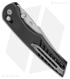 CRKT Lerch Definitive Crossbar Knife G-10 Black (3.7" Stonewash) 3820 -CRKT Store CRKT Lerch Definitive Crossbar Knife G 10 Black SW BHQ 179671 jr side