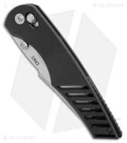 CRKT Lerch Definitive Crossbar Knife G-10 Black (3.7" Stonewash) 3820 -CRKT Store CRKT Lerch Definitive Crossbar Knife G 10 Black SW BHQ 179671 jr spine