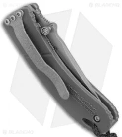 CRKT Lightfoot Urban Shark Liner Lock Knife Gray (2.5" Satin) -CRKT Store CRKT Lightfoot Urban Shark gray satin BHQ 76311 er side