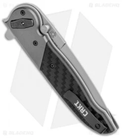 CRKT M40-03 Deadbolt Lock Knife Aluminum/GFN (3" Bead Blast) -CRKT Store CRKT M40 03 Deadbolt Lock Aluminum GFN BB M40 03 BHQ 103618 jr side