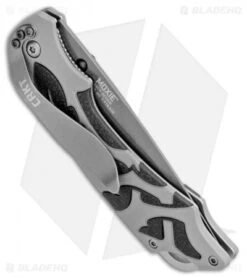 CRKT Lerch Moxie Knife Gray/Black Spring Assisted (3.29" Grey Plain) 1102 -CRKT Store CRKT Merch Moxie Gray Black SA Grey Plain 1102 BHQ 18527 jr side