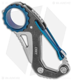 CRKT Mike Bond Compano Sheepsfoot Slip Joint Knife Carabiner (1.44" Satin) -CRKT Store CRKT Mike Bond Compano Sheepsfootf SJ Carabiner Satin BHQ 145867 jr spine