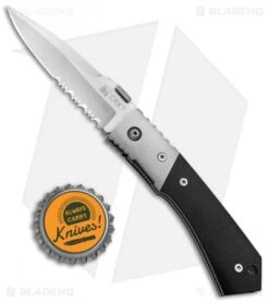 CRKT Mini Tighe Tac Liner Lock Knife (2.6" Satin Serr) 8111 -CRKT Store CRKT Mini Tighe Tac LL Satin Serr 8111 BHQ 74028 jr bottlecap