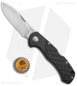 CRKT Noma Lock Back Knife Black GFN (3.3" Satin) 2815 -CRKT Store CRKT Noma LB Black GFN 2815 BHQ 51851 jr bottlecap 2