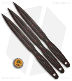 CRKT Onion Throwing Knives 3-Piece Set Black (6.25" Black/Red) -CRKT Store CRKT Onion Throwing Knives 3 Piece Set Black BHQ 178672 jr bottlecap