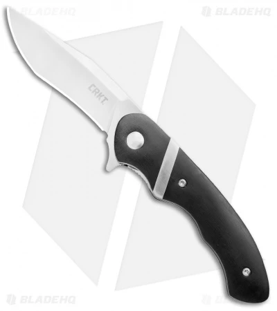 CRKT Philip Booth Snarky Recurve Liner Lock Flipper Knife (3.25" Satin) 7280 1 CRKT Philip Booth Snarky Recurve Liner Lock Flipper Knife (3.25" Satin) 7280