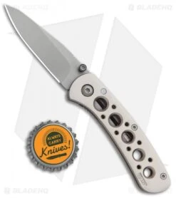 CRKT Pike's Peak Liner Lock Knife Alloy (2.3" Bead Blast) 6601N -CRKT Store CRKT Pikes Peak LL Alloy BB 6601N BHQ 87019 jr bottlecap