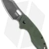 CRKT Pilar Exclusive Frame Lock Knife Green Micarta (2.4" Smokewash D2)