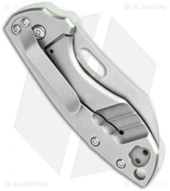 CRKT Pilar Frame Lock Knife Natural G-10 BHQ Exclusive (2.4" Stonewash D2) -CRKT Store CRKT Pilar FL Natural G 10 SW BHQ 113632 jr side