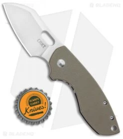 CRKT Pilar Frame Lock Knife Tan G-10 (2.4" Satin D2) -CRKT Store CRKT Pilar FL OD Tan G 10 Satin 5311D2T BHQ 93243 jr bottlecap
