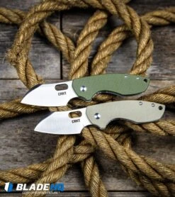 CRKT Pilar Frame Lock Knife Tan G-10 (2.4" Satin D2) -CRKT Store CRKT Pilar Frame Lock Knife OD Green G 10 Satin D2 5311D2D BHQ 93244 kp wood rope web