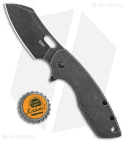 CRKT Pilar Large Frame Lock Flipper Knife Stainless Steel (2.67" Stonewash) -CRKT Store CRKT Pilar Large FL SS BW BHQ 178667 jr bottlecap