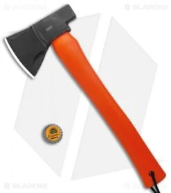 CRKT Johnson Chogan Hatchet 13.25" Axe - Orange GRN -CRKT Store CRKT RMJ Tactical Chogan Splitting Hatchet Orange Black BHQ 138975 jr bottlecap