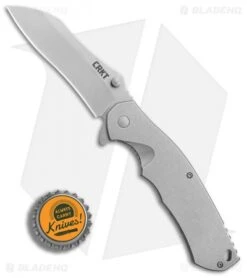 CRKT Rasp Frame Lock Flipper Knife Stainless Steel (3.67" Stonewash) 2081 7 CRKT Rasp Frame Lock Flipper Knife Stainless Steel (3.67" Stonewash) 2081 -CRKT Store CRKT Rasp Stainless steel sw BHQ 76686 er bottlecap