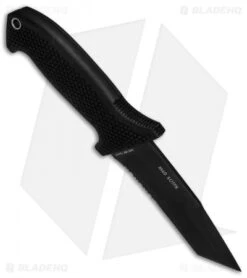 CRKT M60-14NK SOTFB Fixed Blade Knife Tanto (4.38" Black Serr) -CRKT Store CRKT SOTFB Black Serr Tanto M60 14NK BHQ 49727 jr spine