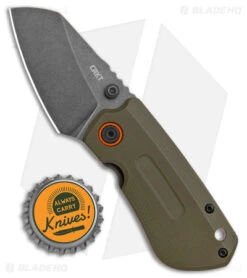 CRKT Schwarz Overland Compact Frame Lock Knife OD Green G-10 (2.24" Black) 6277 -CRKT Store CRKT Schwarz Overland Compact FL OD Green G 10 BW BHQ 178658 jr bottlecap