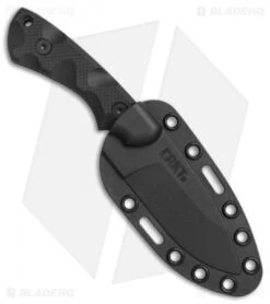 CRKT Siwi Drop Point Fixed Blade Knife Black G-10 (3.34" Black) 2082 -CRKT Store CRKT Siwi Drop Point black G10 black BHQ 76693 er spine