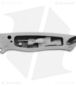 CRKT TSR Terzuola Survival Rescue Fixed Blade Knife Black GFN (4.3" Satin ) 2061 -CRKT Store CRKT T SR Terzuola survival rescue black GFN satin 2061 BHQ 51818 er open