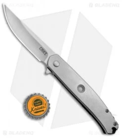 CRKT Vizzle Frame Lock Knife Stainless Steel (3.35" Satin) 5320 -CRKT Store CRKT Vizzle SS 5320 BHQ 51849 jr bottlecap 2