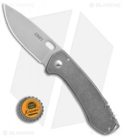 CRKT Vox Amicus Frame Lock Knife SS (3.375" Stonewash) 5445X *Factory Second -CRKT Store CRKT Vox Amicus SS sw factory second BHQ 74567 er bottlecap