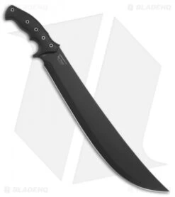 CRKT Onion ChanceInHell Machete Fixed Blade Knife (16" Black) K916KKP -CRKT Store CRKT chanceinhell machete 16in K916KKP BHQ 51844 er side