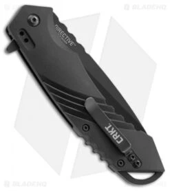 CRKT Directive Tanto Liner Lock Knife (3.6" Black) 1062 -CRKT Store CRKT directive tanto black 1062 BHQ 51808 er side