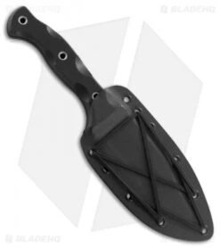 CRKT Rakkasan "Forged By War" Fixed Blade Knife Black G-10 (4.8" Black) 1520 -CRKT Store CRKT rakkasan forged by war black G10 black 1520 BHQ 51817 er spine