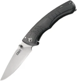 CRKT Full Throttle Framelock A/O CR7031, 2.902" 8Cr13MoV Plain Blade, Black G10 Front W/ 2Cr13 SS Back Handle