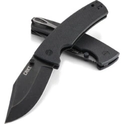 CRKT Gulf Linerlock CR2795, 4.079" 8Cr13MoV Plain Blade, Black G10 Handle -CRKT Store Gulf Linerlock 3 60172.1579202522