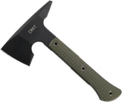 CRKT Jenny Wren Tomahawk CR2726, 2.585" SK-5 Black Powder Coated Steel, Glass Reinforced Nylon Handle