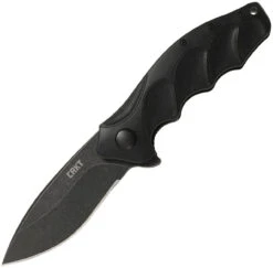 CRKT K221KKP Foresight Assisted Opening, 3.53" 1.4116 Steel Stonewashed Plain Blade, Glass Reinforced Nylon Handle