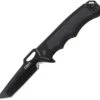 CRKT 7050 Septimo, 3.6" 8Cr13MoV Black Combo Blade, Aluminum Handles W/TPR Inserts