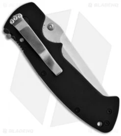 CRKT Crawford Kasper Liner Lock Knife (3.75" Satin Serr) 6783SZ -CRKT Store crkt 6783sz black folder serr crawford kasper back