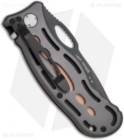 CRKT Lake Thunderbolt 2 Liner Lock Knife (3.43" Gray) 7130 -CRKT Store crkt 7130 thunderbolt 2 back