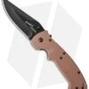 CRKT Crawford Kasper Liner Lock Knife Desert Tan Zytel (3.75" Black) 6773DB