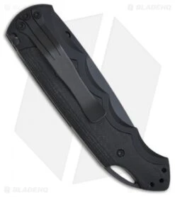 CRKT Fire Spark Tactical Spring Assisted Knife (Black PLN) 1050K -CRKT Store crkt fire spark black 1050k back