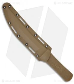 CRKT Hissatsu Knife Desert Tan Fixed Blade Tanto (7" Brown) 2907D -CRKT Store crkt hissatsu desert 2907d sheath