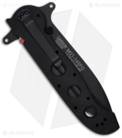 CRKT Carson M21-14SFG Special Forces G-10 Folding Knife (3.875" Black Serr) -CRKT Store crkt m21 14sfg back