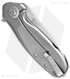 CRKT Ken Onion Hi Jinx Frame Lock Knife Titanium (3.32" Satin) K280TXP -CRKT Store crkt onion high jinx k280txp side