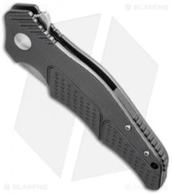 CRKT Ken Onion Outrage Liner Lock Knife Gray Aluminum (3.25" Satin) K320GXP -CRKT Store crkt outrage k320gxp bottom cm