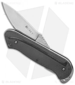 CRKT Rollock Pocket Knife Black Translucent (2.25" Polish) 5202K -CRKT Store crkt rollock black 5212k half open cm